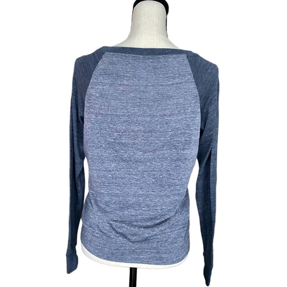 Alternative Apparel Ladies' Slouchy Eco Navy Jersey Pullover - Picture 5 of 5
